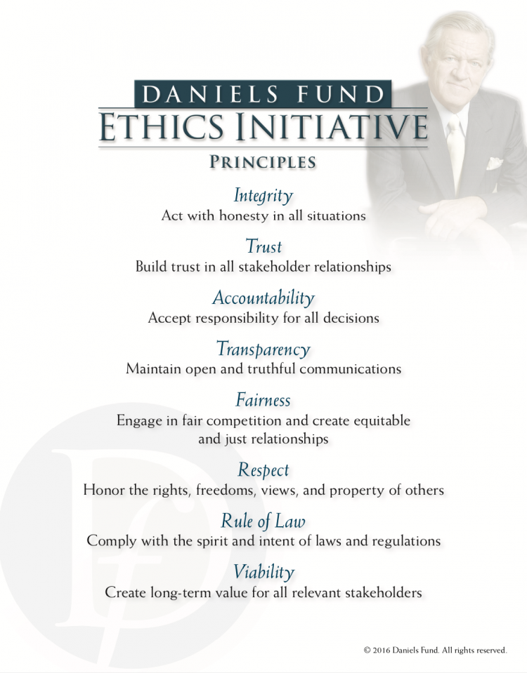 Daniels Fund Principles